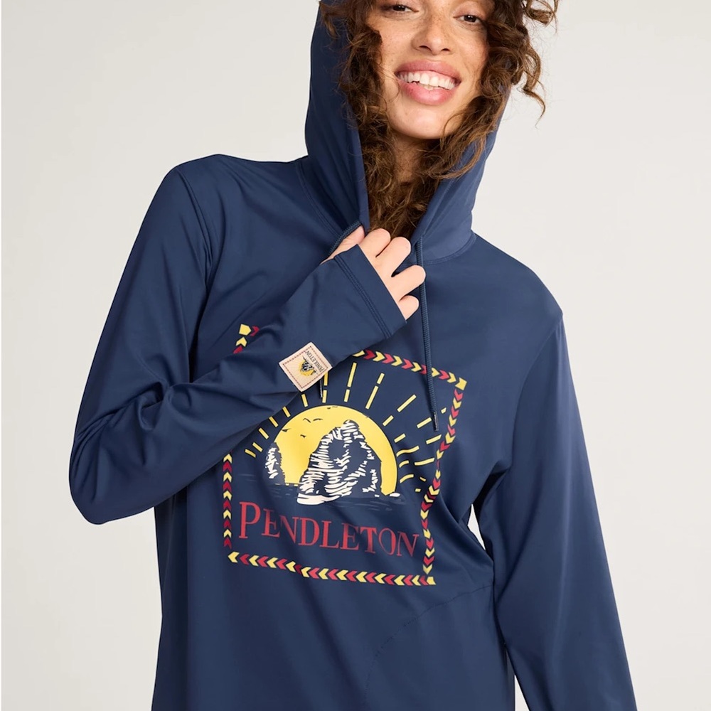 SURF PENDLETON UNISEX LONG-SLEEVE RASHGUARD, NWT, XS, FREE SHIPPING!